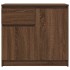 Aparador con cajón roble marrón 71x35x65 cm madera