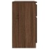 Aparador con cajón roble marrón 71x35x65 cm madera