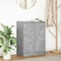 Aparador de madera de ingeniería gris hormigón 57x34x76