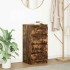 Aparador roble ahumado 37,5x35x76 cm madera de