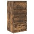 Aparador roble ahumado 37,5x35x76 cm madera de