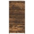 Aparador roble ahumado 37,5x35x76 cm madera de