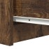 Aparador roble ahumado 37,5x35x76 cm madera de