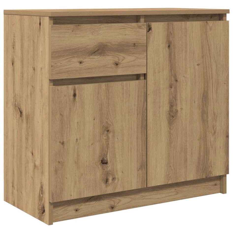 Aparador con cajón roble artesanal 71x35x65cm madera