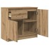 Aparador con cajón roble artesanal 71x35x65cm madera