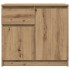 Aparador con cajón roble artesanal 71x35x65cm madera