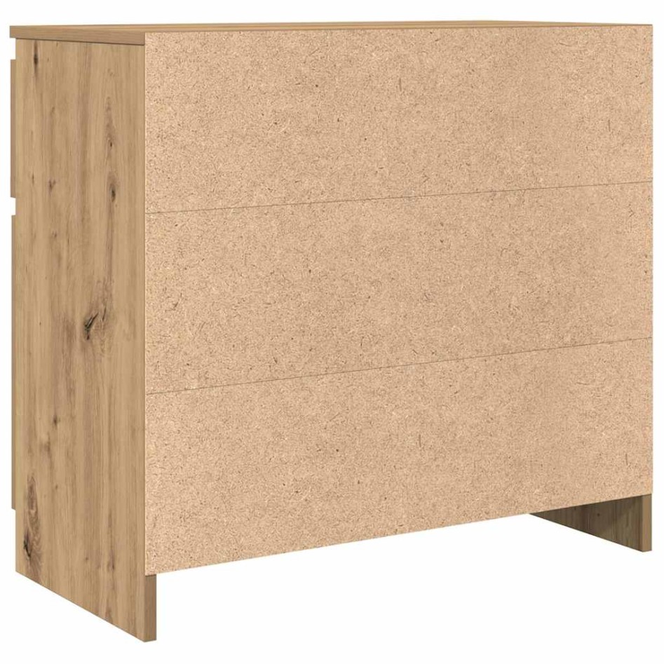 Aparador con cajón roble artesanal 71x35x65cm madera