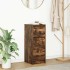 Aparador roble ahumado 29,5x34x76 cm madera de