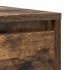 Aparador roble ahumado 29,5x34x76 cm madera de
