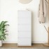 Aparador con cajones blanco 37,5x35x99 cm madera de
