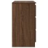 Aparador con cajón roble marrón 71x35x65 cm madera