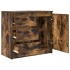 Aparador con cajón roble ahumado 71x35x65 cm madera
