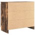 Aparador con cajón roble ahumado 71x35x65 cm madera