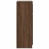 Aparador roble marrón 37,5x35x99 cm madera de