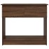 Mesa consola con cajones roble marrón 85,5x38,5x74,5