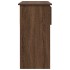 Mesa consola con cajones roble marrón 85,5x38,5x74,5