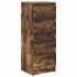 Aparador roble ahumado 37,5x35x99 cm madera de