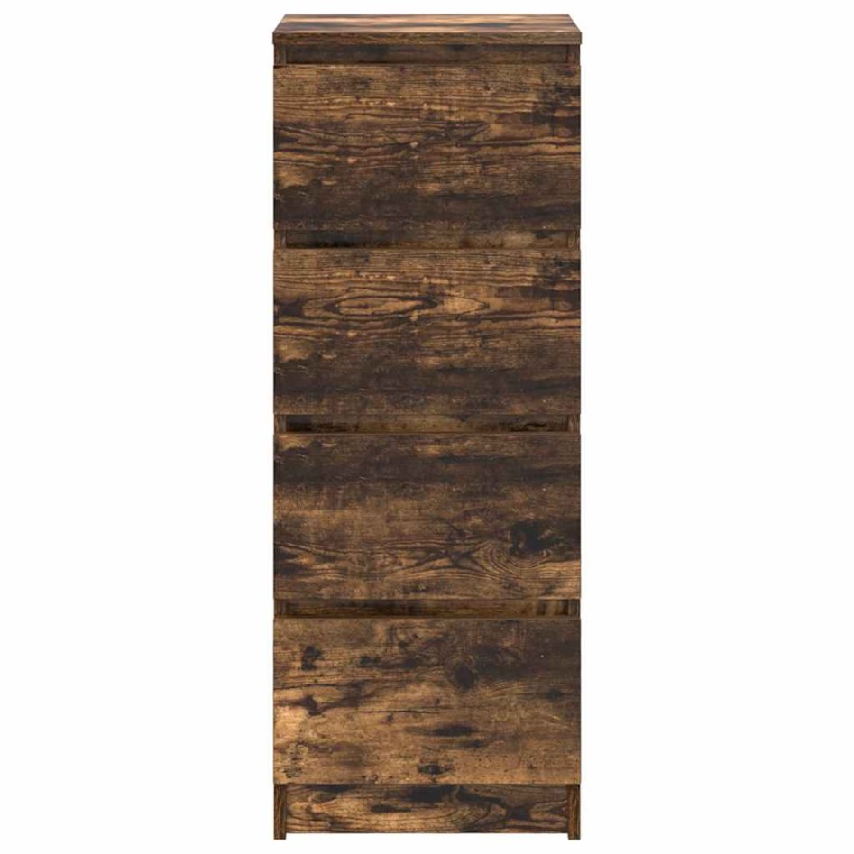 Aparador roble ahumado 37,5x35x99 cm madera de