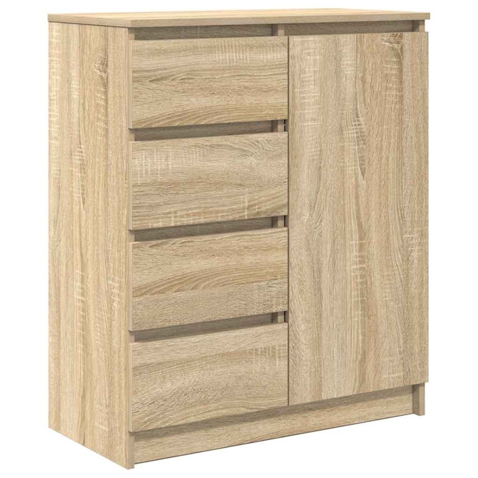 Aparador con cajones roble Sonoma 71x35x84 cm madera