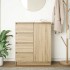 Aparador con cajones roble Sonoma 71x35x84 cm madera