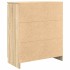 Aparador con cajones roble Sonoma 71x35x84 cm madera