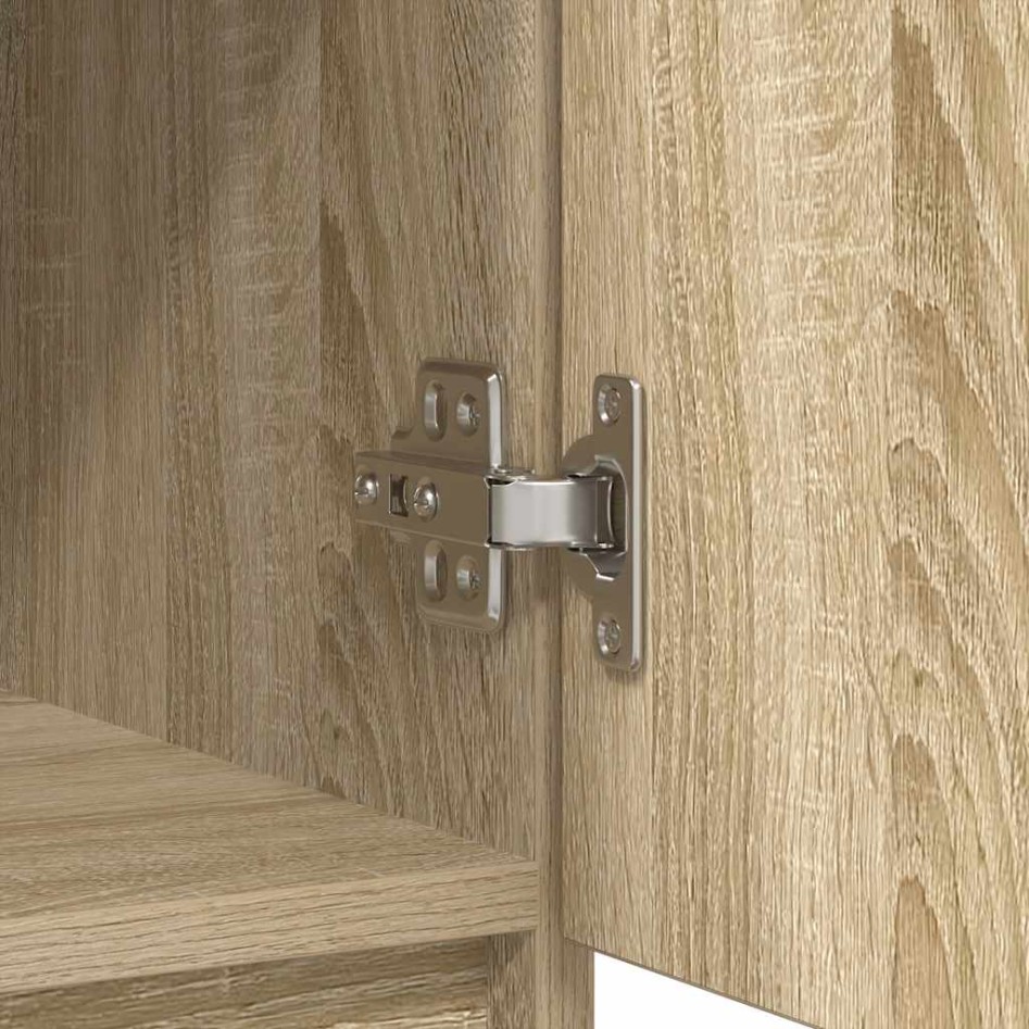 Aparador con cajones roble Sonoma 71x35x84 cm madera