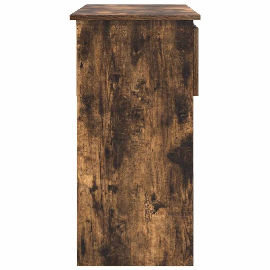 Mesa consola con cajones roble ahumado 85,5x38,5x74,5