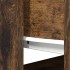 Mesa consola con cajones roble ahumado 85,5x38,5x74,5