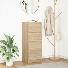 Aparador roble Sonoma 37,5x35x76 cm madera