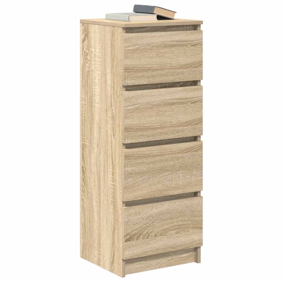 Aparador roble Sonoma 37,5x35x76 cm madera
