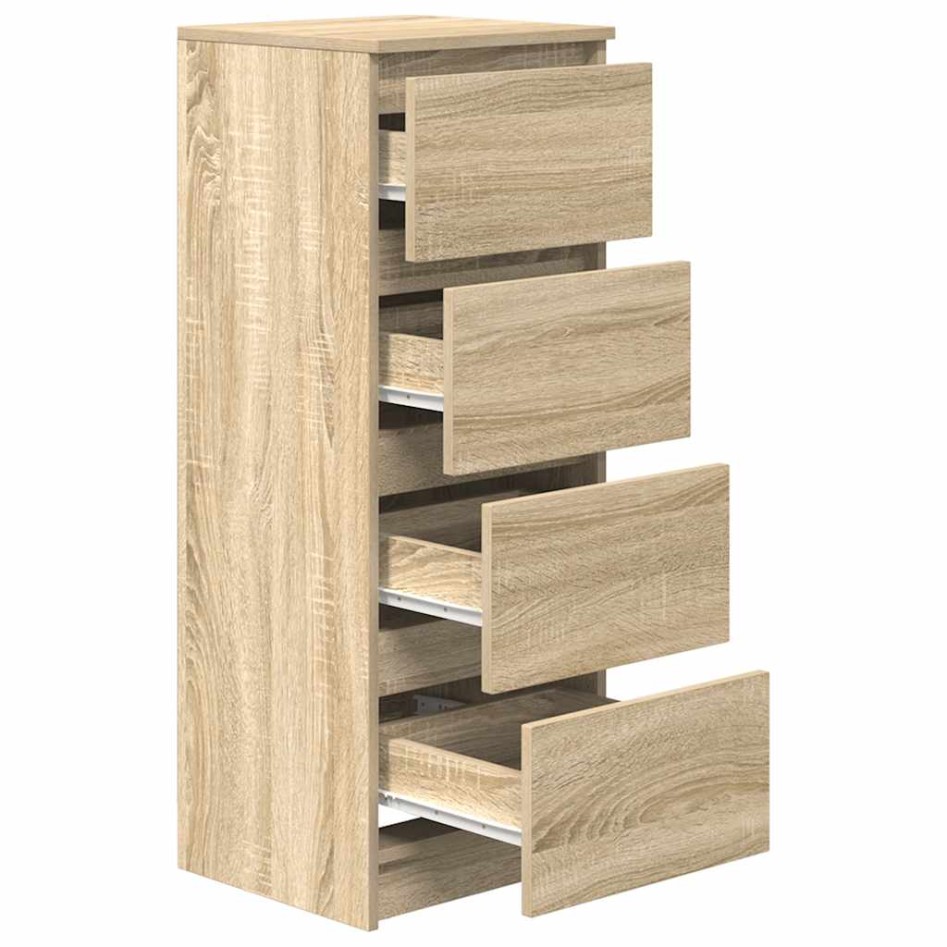 Aparador roble Sonoma 37,5x35x76 cm madera