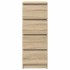 Aparador roble Sonoma 37,5x35x76 cm madera