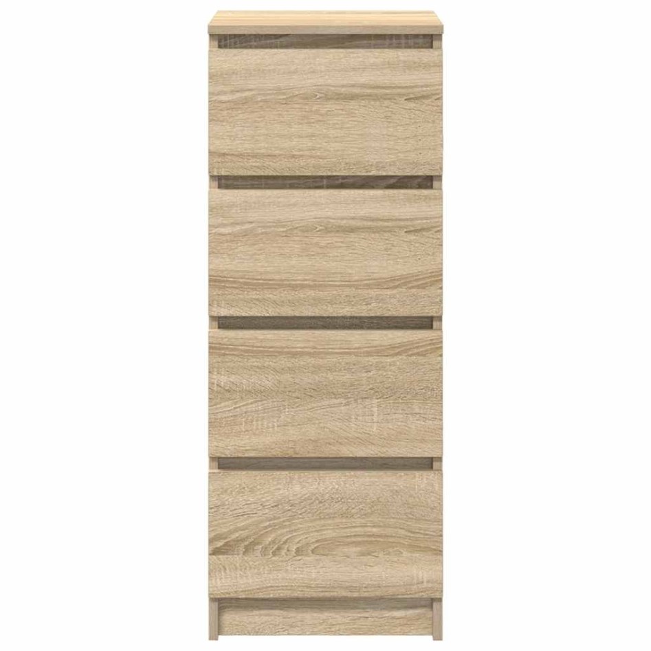 Aparador roble Sonoma 37,5x35x76 cm madera