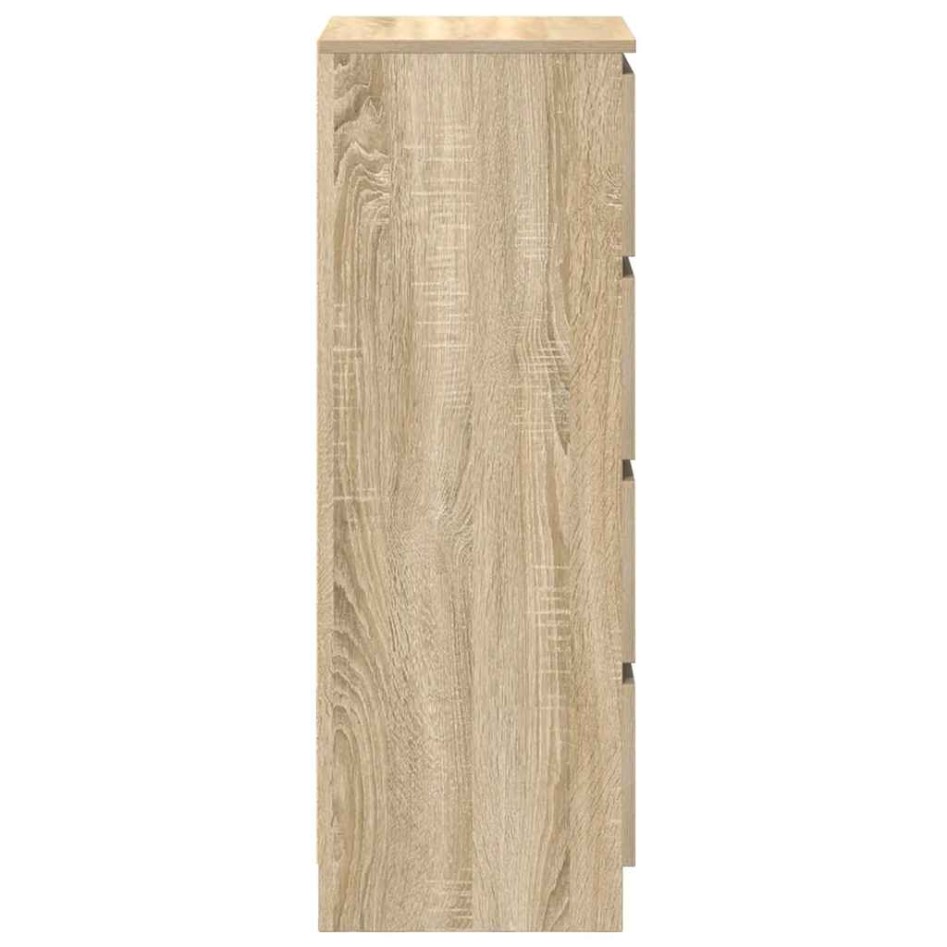 Aparador roble Sonoma 37,5x35x76 cm madera
