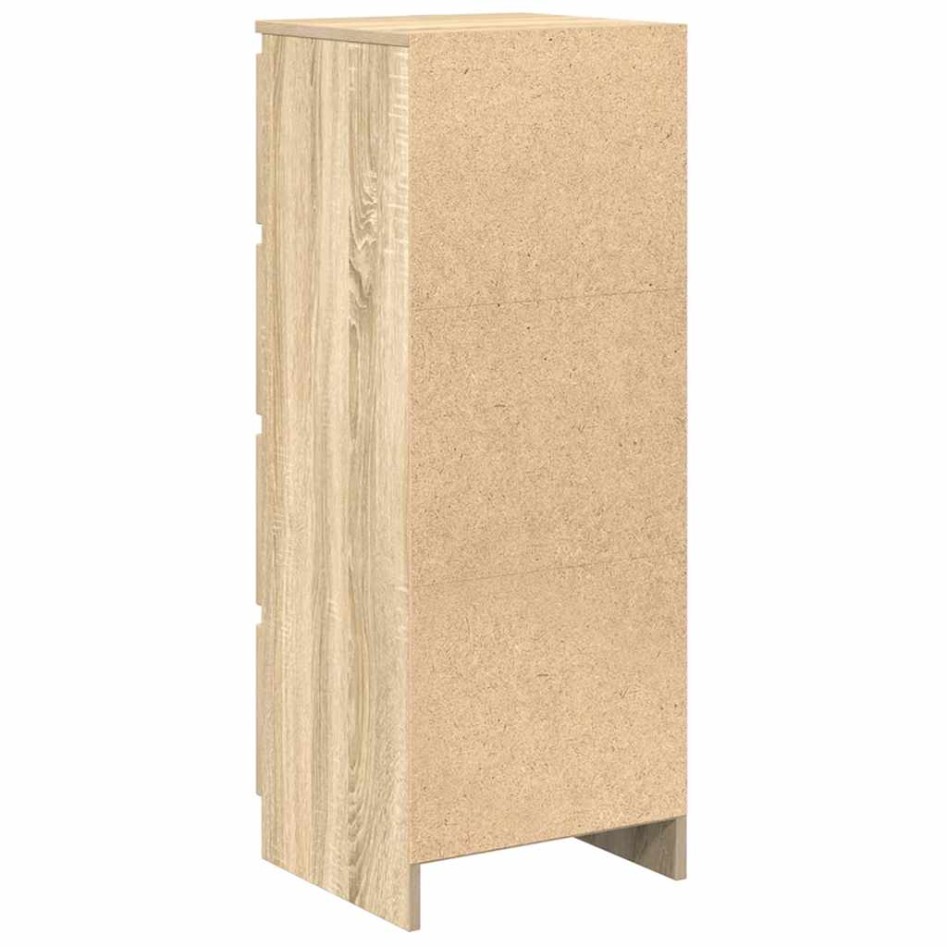 Aparador roble Sonoma 37,5x35x76 cm madera