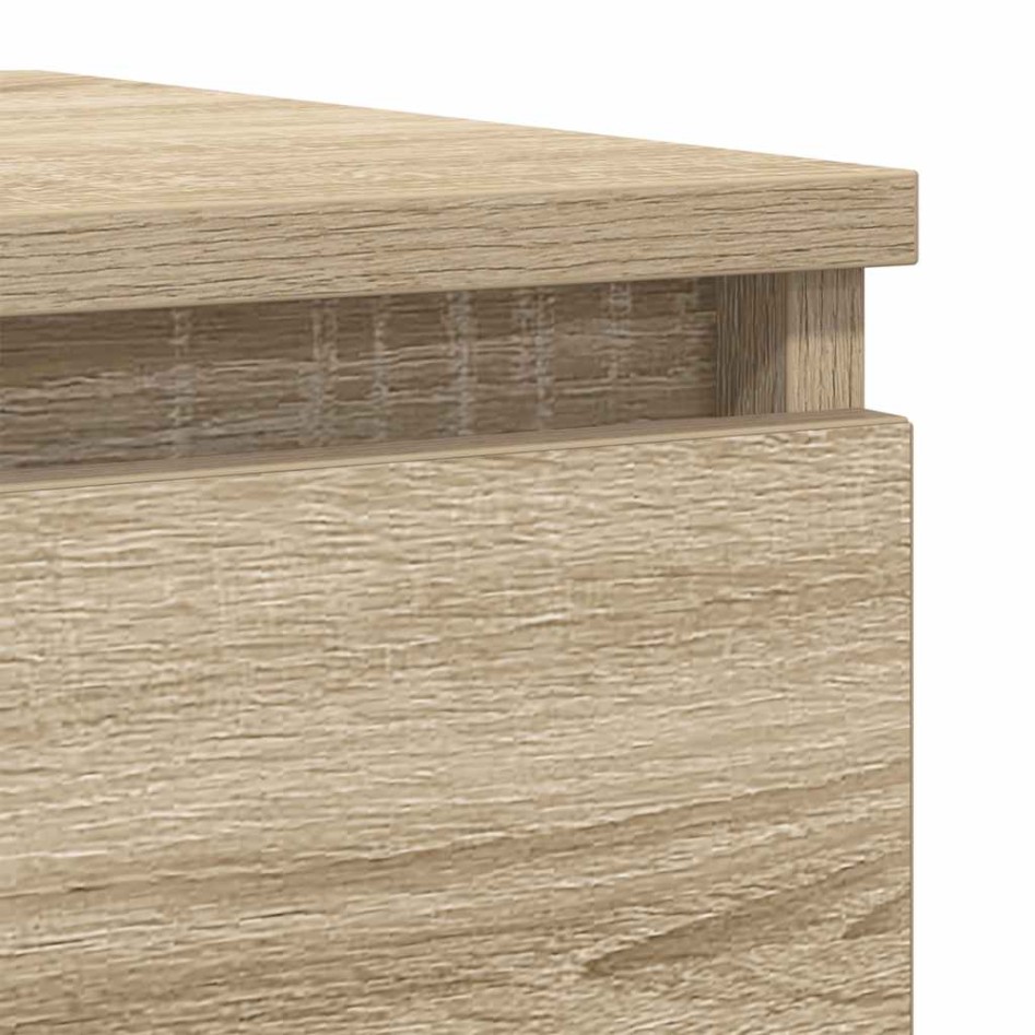 Aparador roble Sonoma 37,5x35x76 cm madera