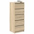 Aparador con cajones roble Sonoma 37,5x35x99