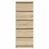 Aparador con cajones roble Sonoma 37,5x35x99