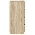 Aparador con cajones roble Sonoma 37,5x35x99
