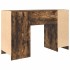 Escritorio roble ahumado 120x42x76 cm madera de