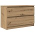 Mueble de TV Artisan Roble 80x35x54 cm Madera de
