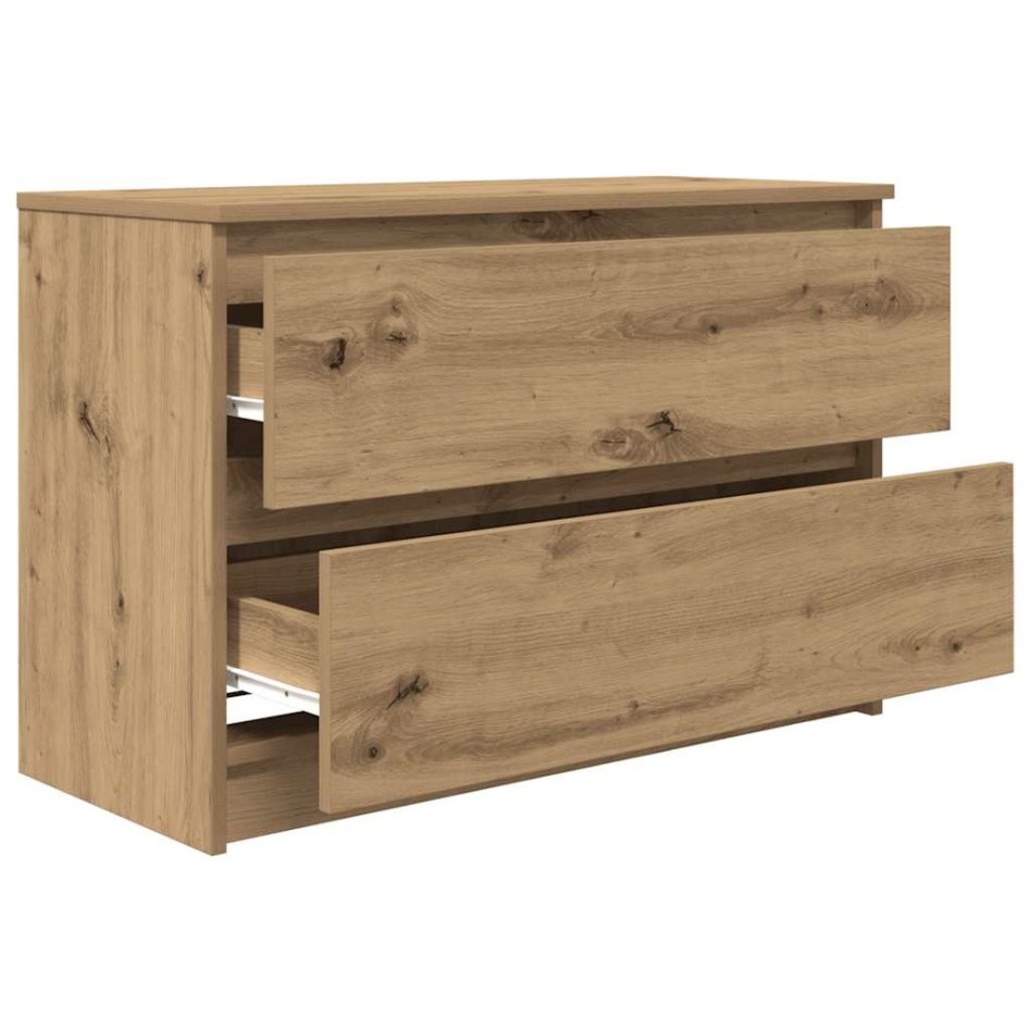 Mueble de TV Artisan Roble 80x35x54 cm Madera de