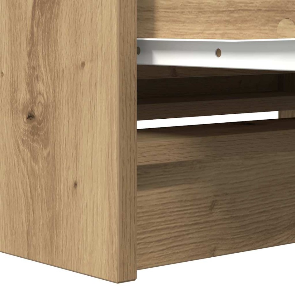 Mueble de TV Artisan Roble 80x35x54 cm Madera de