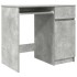 Escritorio gris hormigón 86x49x76 cm madera de
