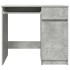 Escritorio gris hormigón 86x49x76 cm madera de