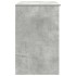 Escritorio gris hormigón 86x49x76 cm madera de
