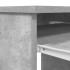 Escritorio gris hormigón 86x49x76 cm madera de