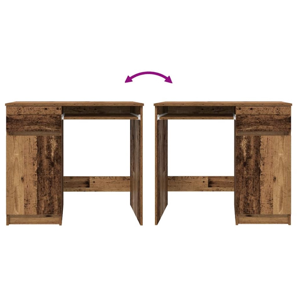 Escritorio de madera vieja 86x49x76 cm Madera de