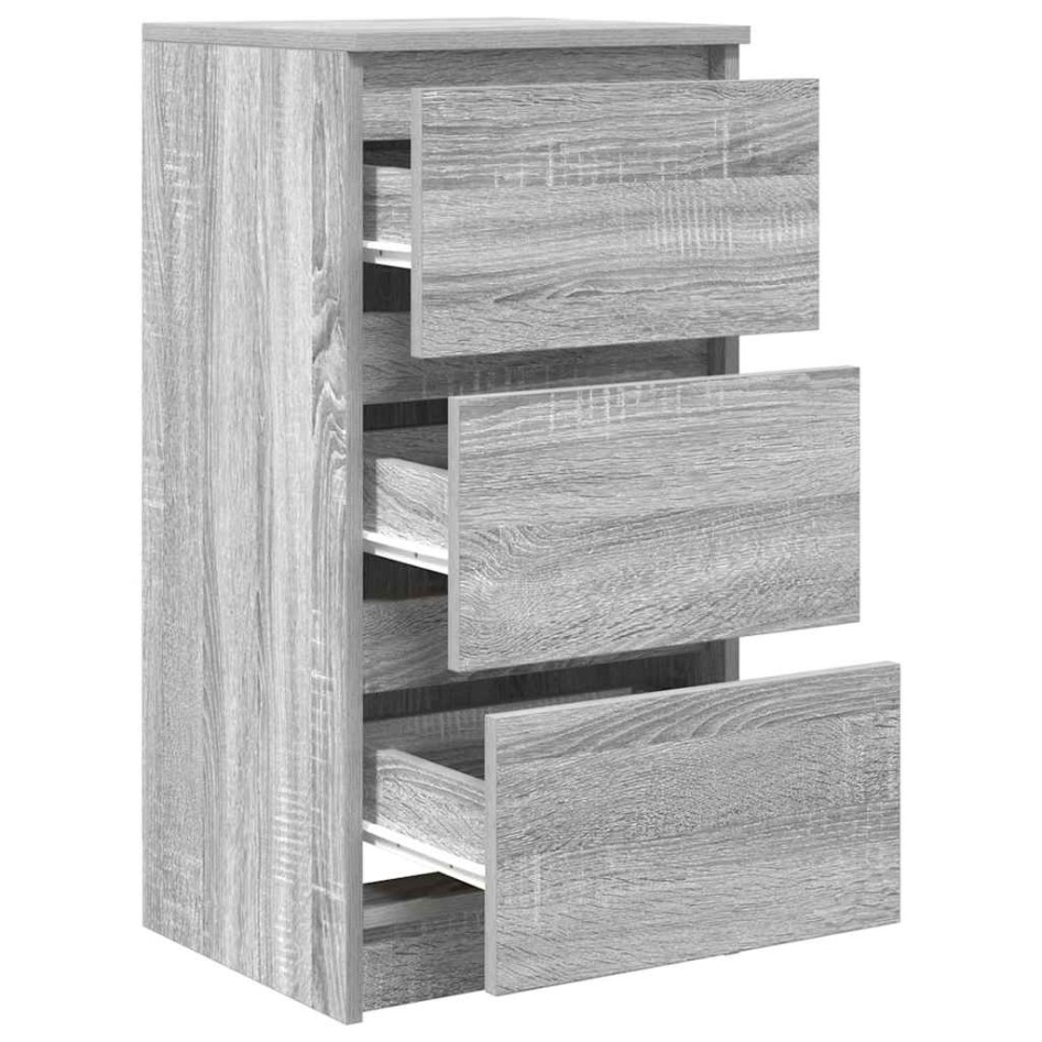 Aparador Sonoma gris 37,5x35x76 cm madera de