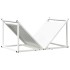 Leñero blanco 70x43x34,5 cm Acero laminado en